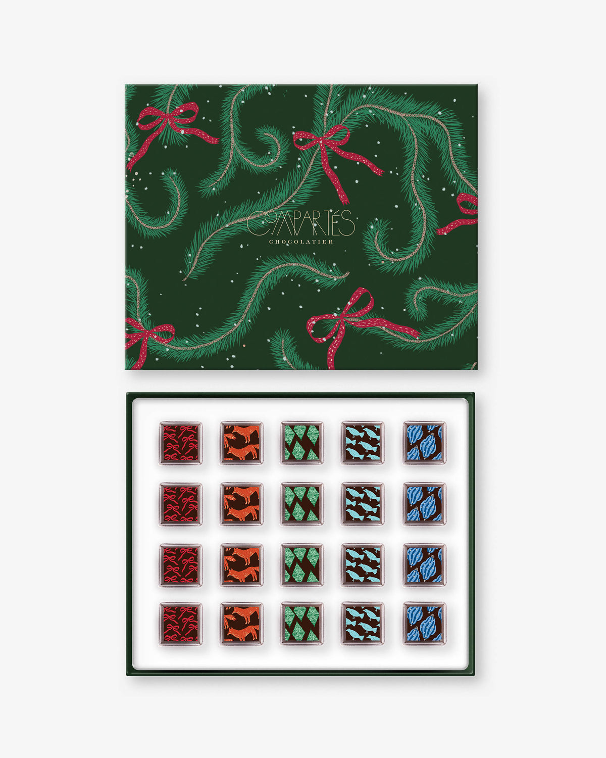 20 Piece Holiday Chocolate Truffles Gift Box