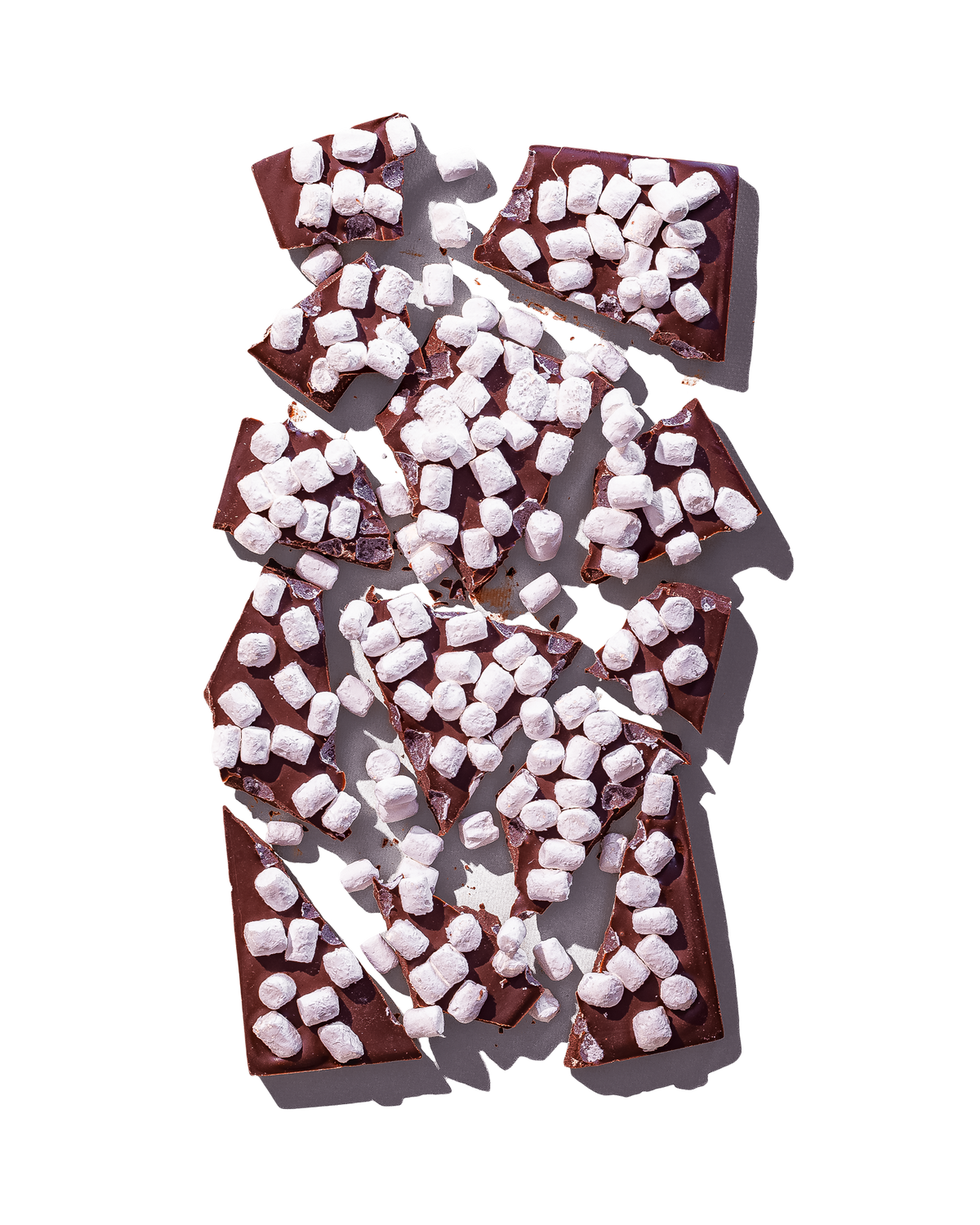 Compartes best hot cocoa marshmallow chocolate bar gift, dark chocolate under mini marshmallows