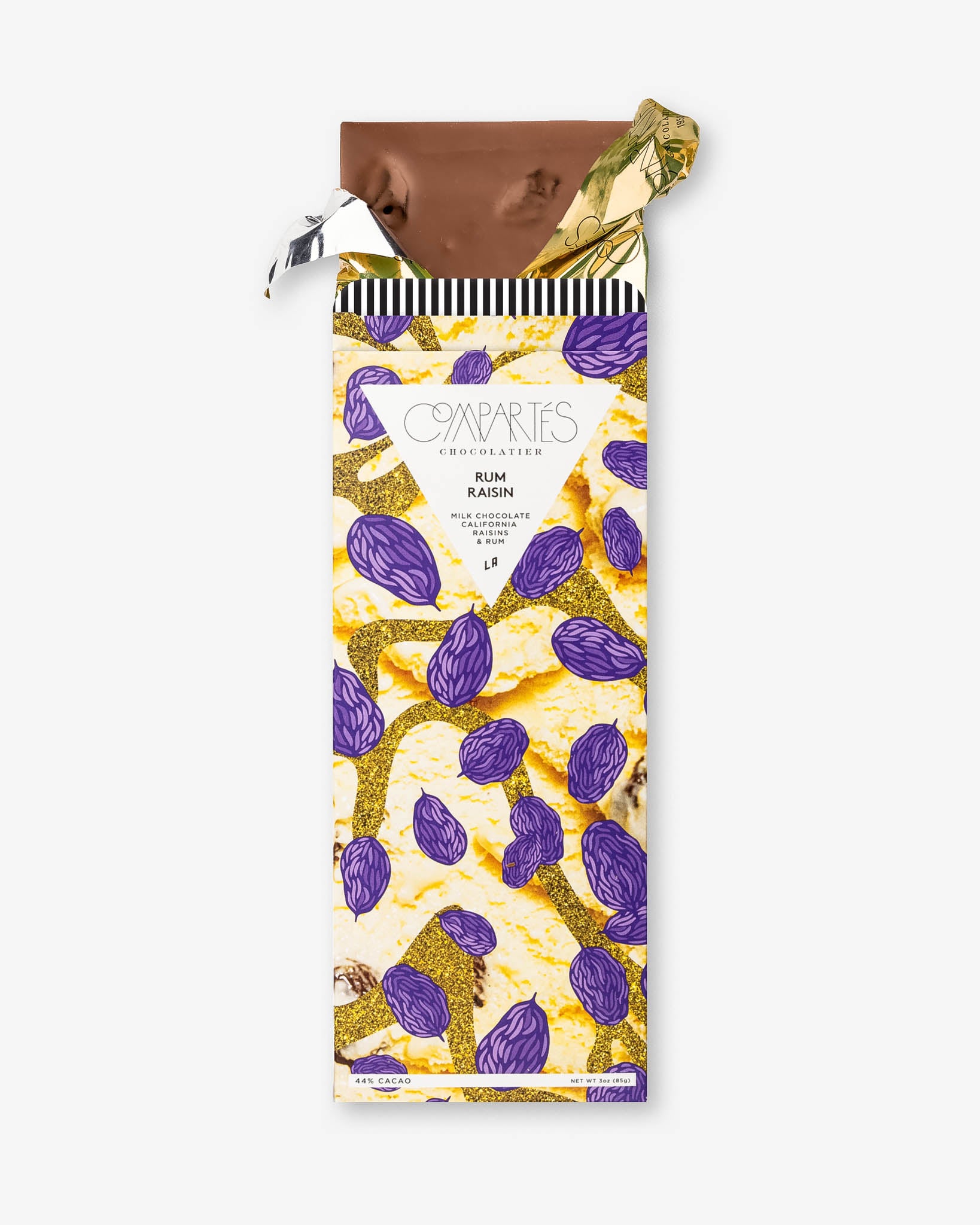 Rum Raisin Milk Chocolate Bar