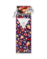 Compartes best chocolate gift bar, dark chocolate with berries in a deep purple berry wrapper