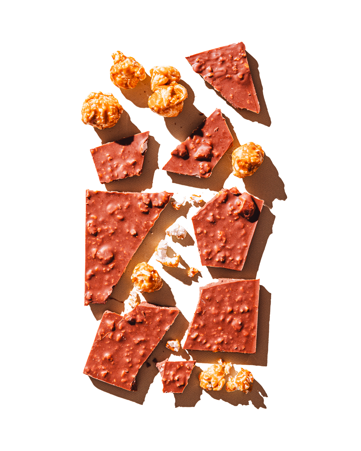 Compartes gourmet caramelized popcorn chocolate gift bar, milk chocolate with caramel popcorn