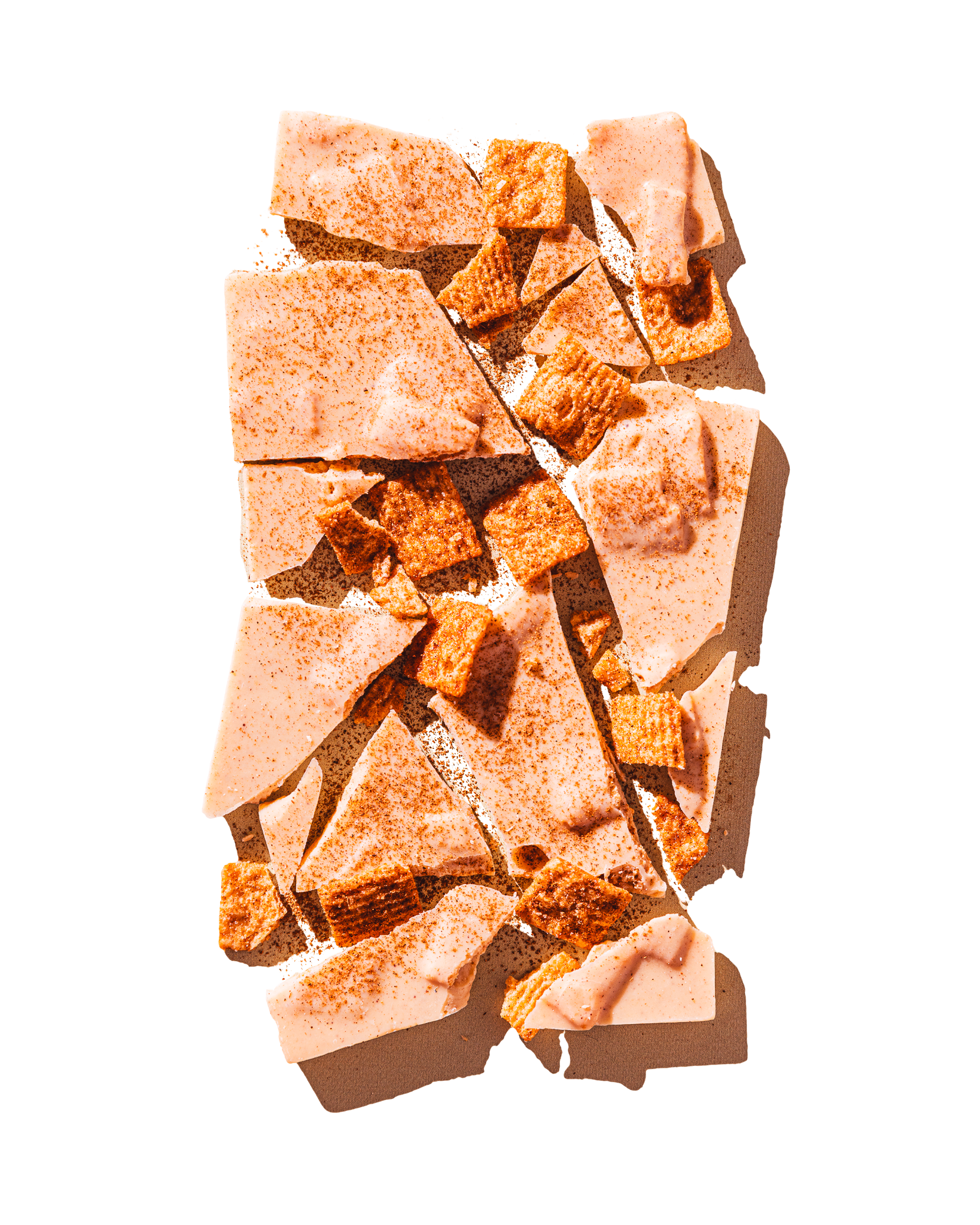 Compartes luxury chocolate gift, white chocolate bar with cinnamon toast cereal and cinnamon