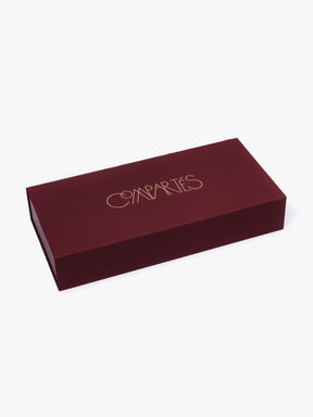 Burgundy Luxury Chocolate Drawer Gift Box - Chocolate & Fruit Selection