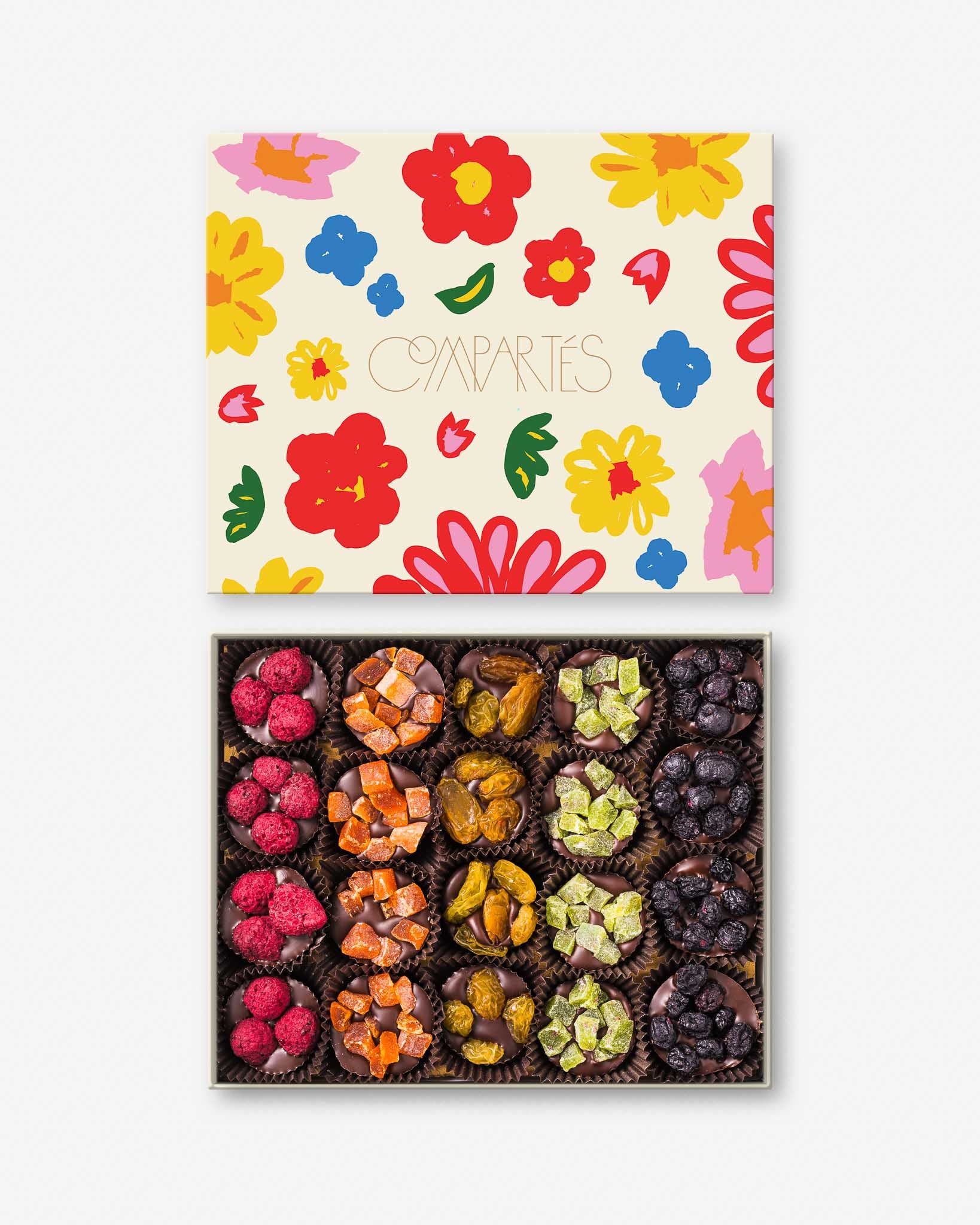 Chocolate Flowers - Vegan Fruit Clusters Gift Box