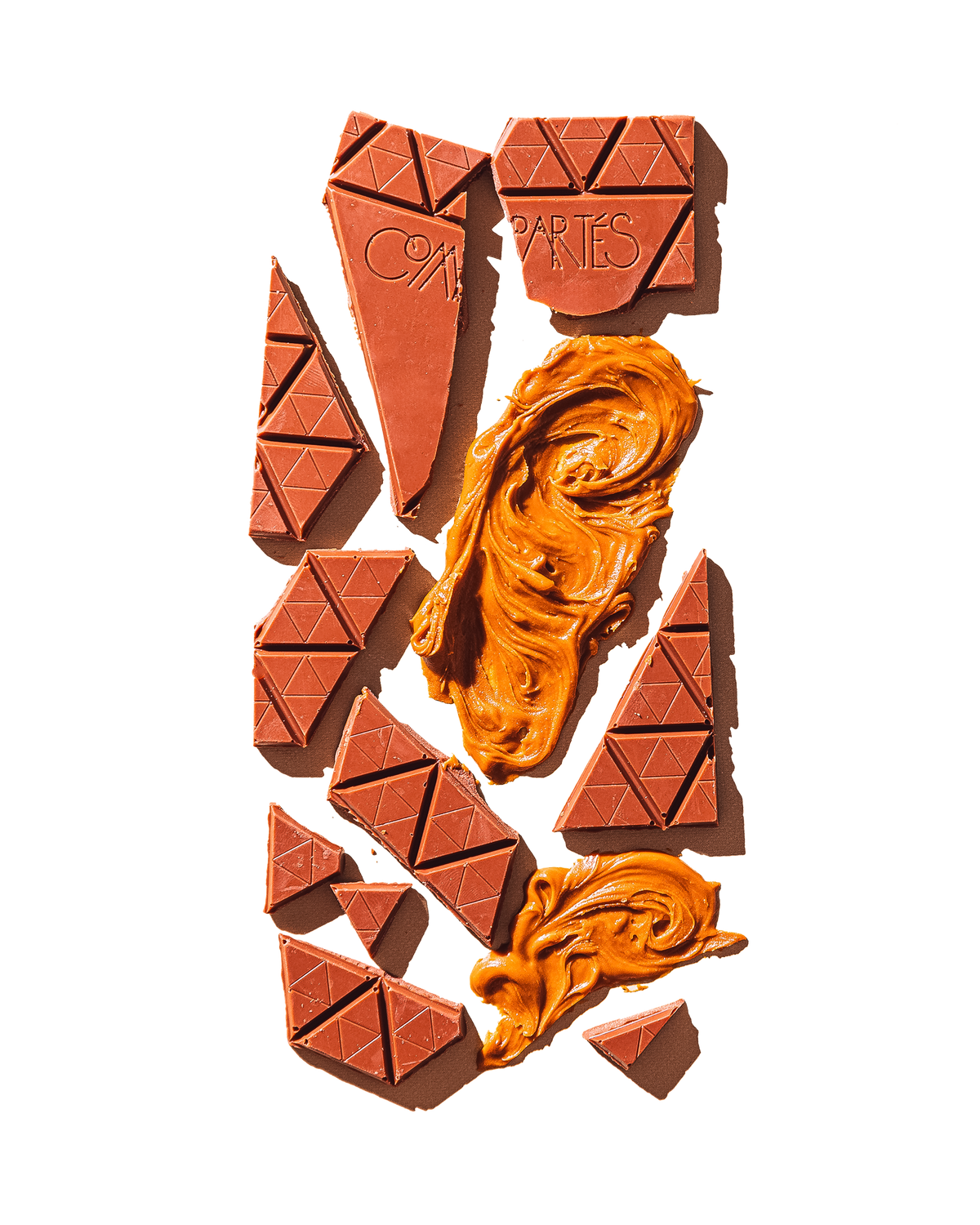 Compartes best cookie butter chocolate gift bar, milk chocolate with a swirl of cookie butter