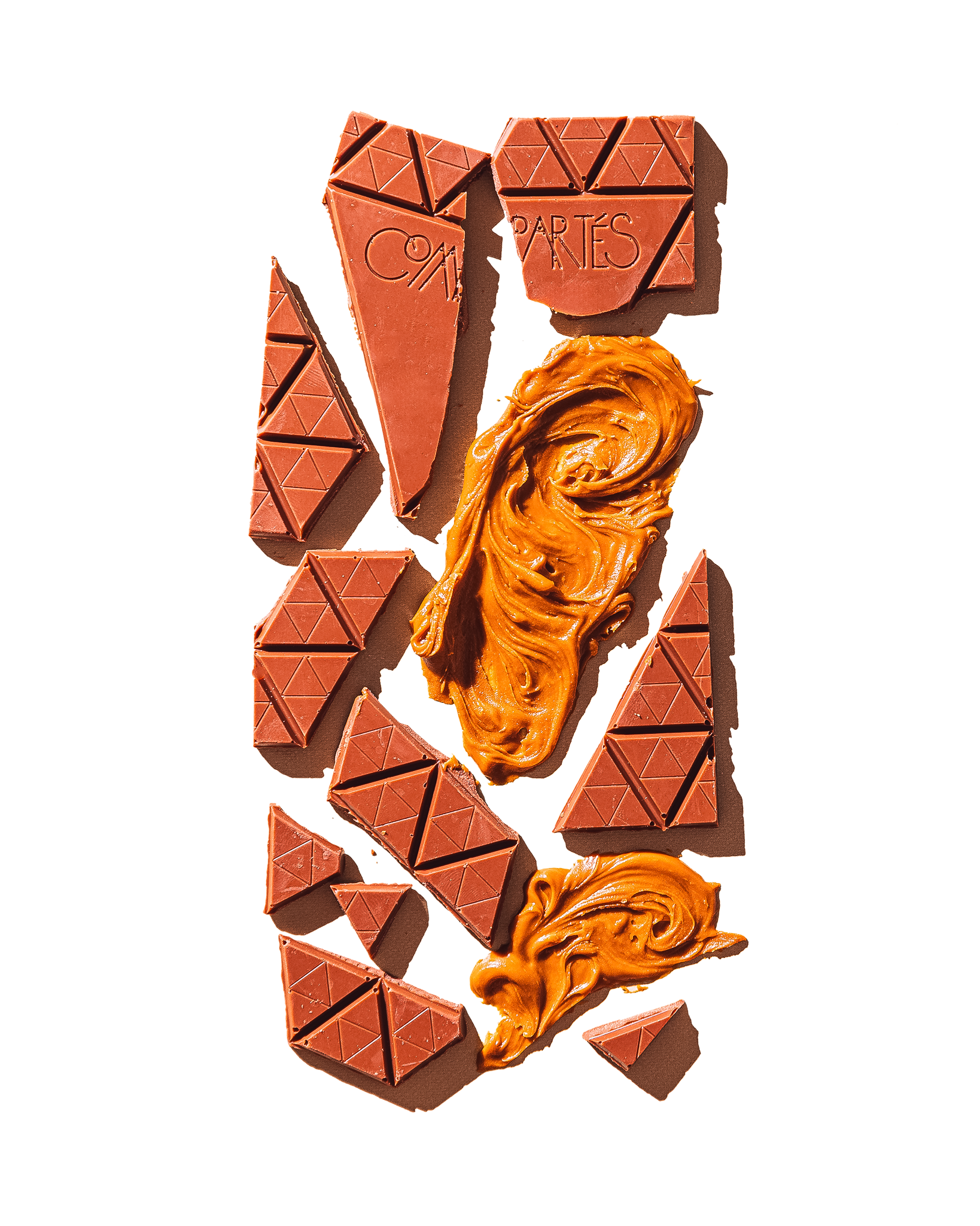 Compartes best cookie butter chocolate gift bar, milk chocolate with a swirl of cookie butter