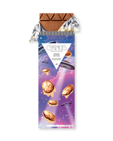 Compartes best cookie butter chocolate bar gift, milk chocolate in a purple sky and flying saucer wrapper