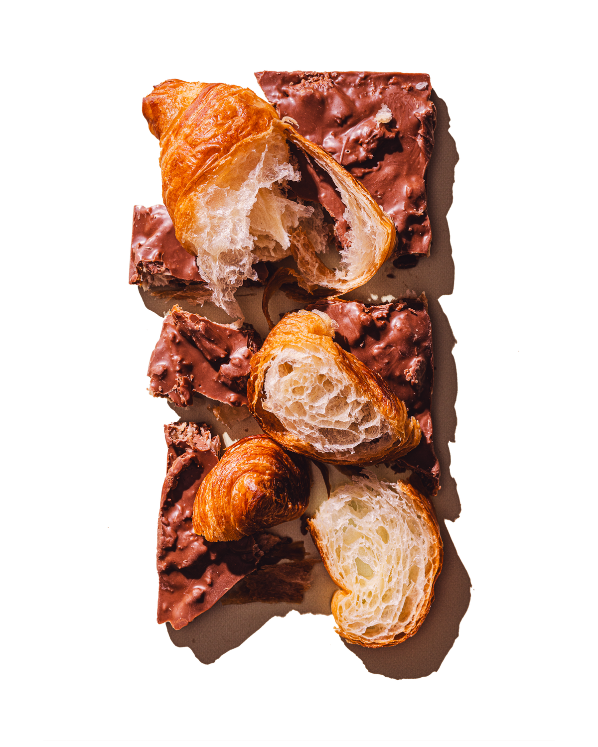Compartes best croissant chocolate bar gift, milk chocolate with flaky croissant