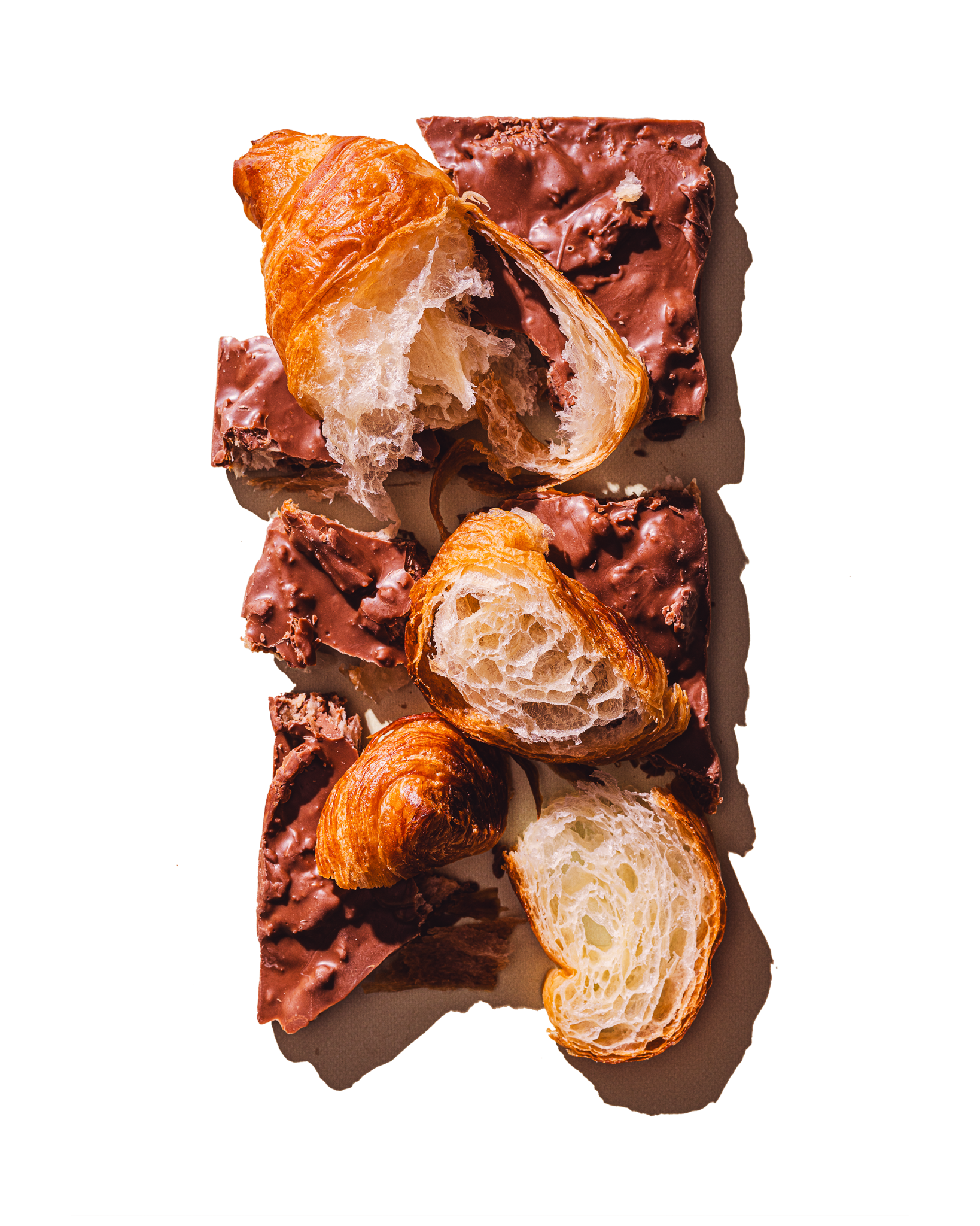 Compartes best croissant chocolate bar gift, milk chocolate with flaky croissant