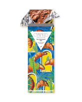 Compartes best croissant chocolate bar, milk chocolate in a blue croissant and cactus wrapper, chocolate gift