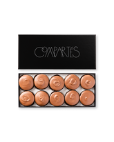 Compartes luxury Dubai chocolate pistachio knafeh cups, milk chocolate cups in a black gift box