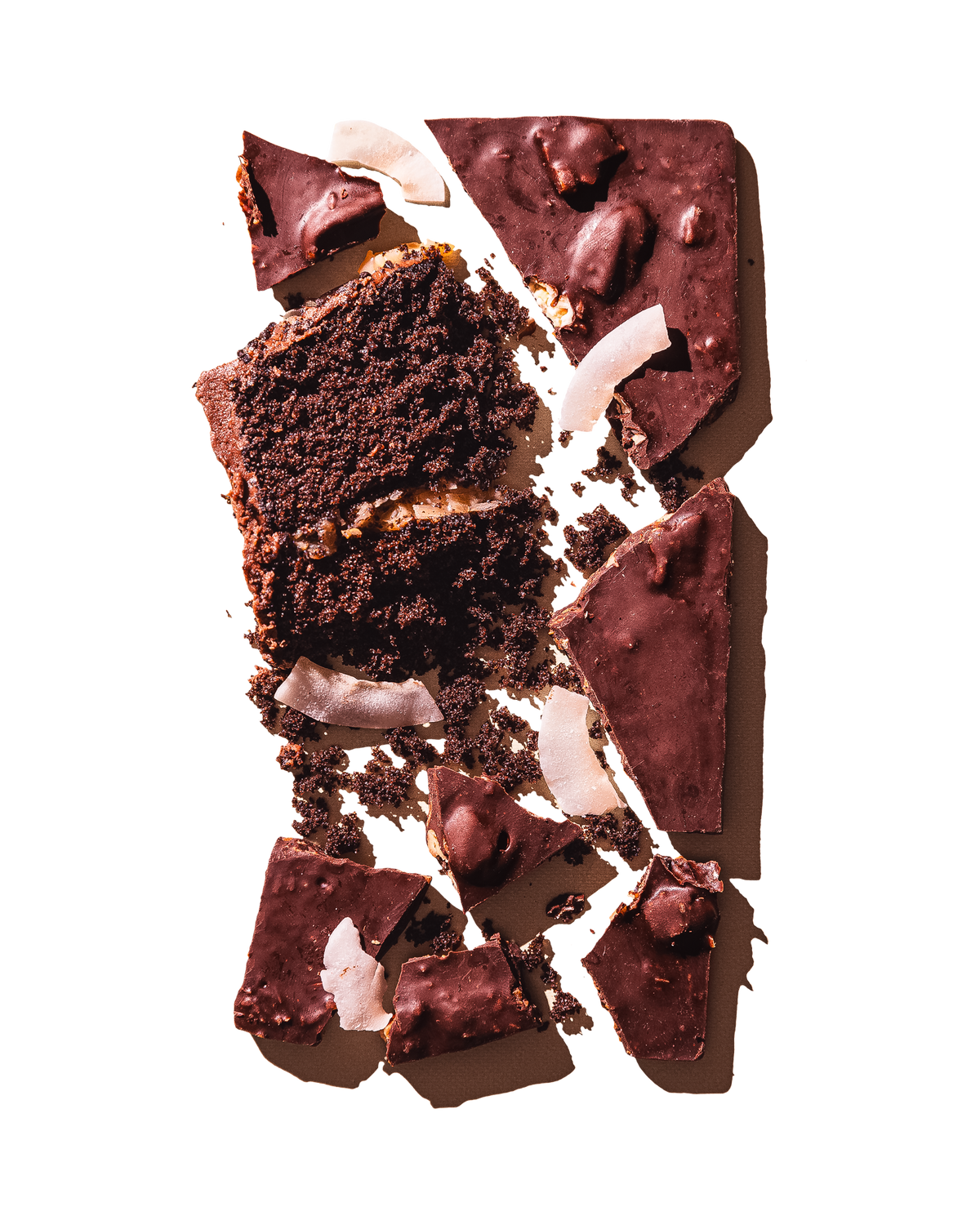 Compartes gourmet german chocolate cake bar gift, dark chocolate with coconut, pecans and cake