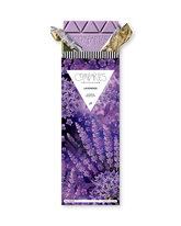 Compartes gourmet lavender chocolate bar gift, purple chocolate in a lavender field wrapper