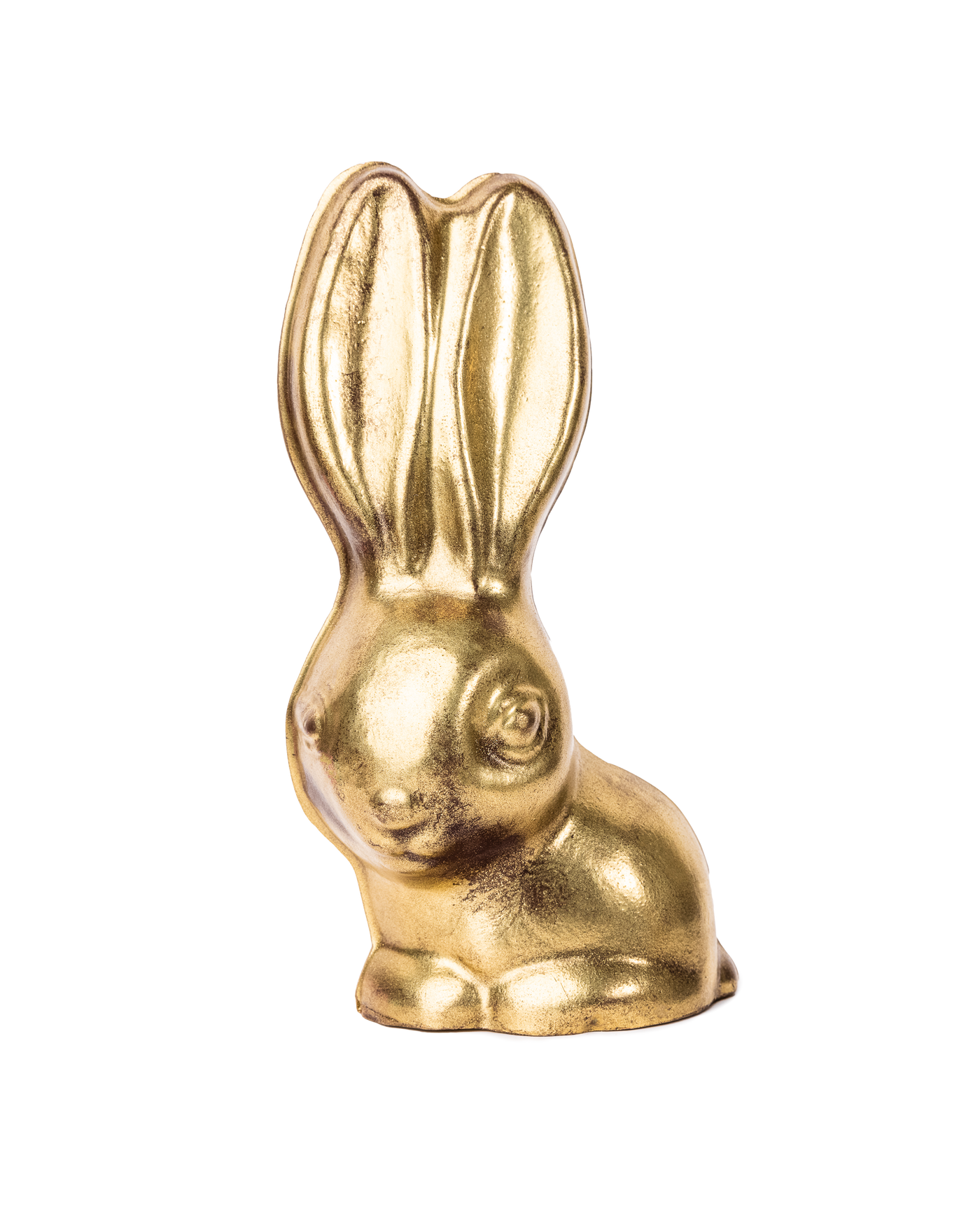 Compartes luxury chocolate Easter bunny, gold big eared rabbit, chocolate gift