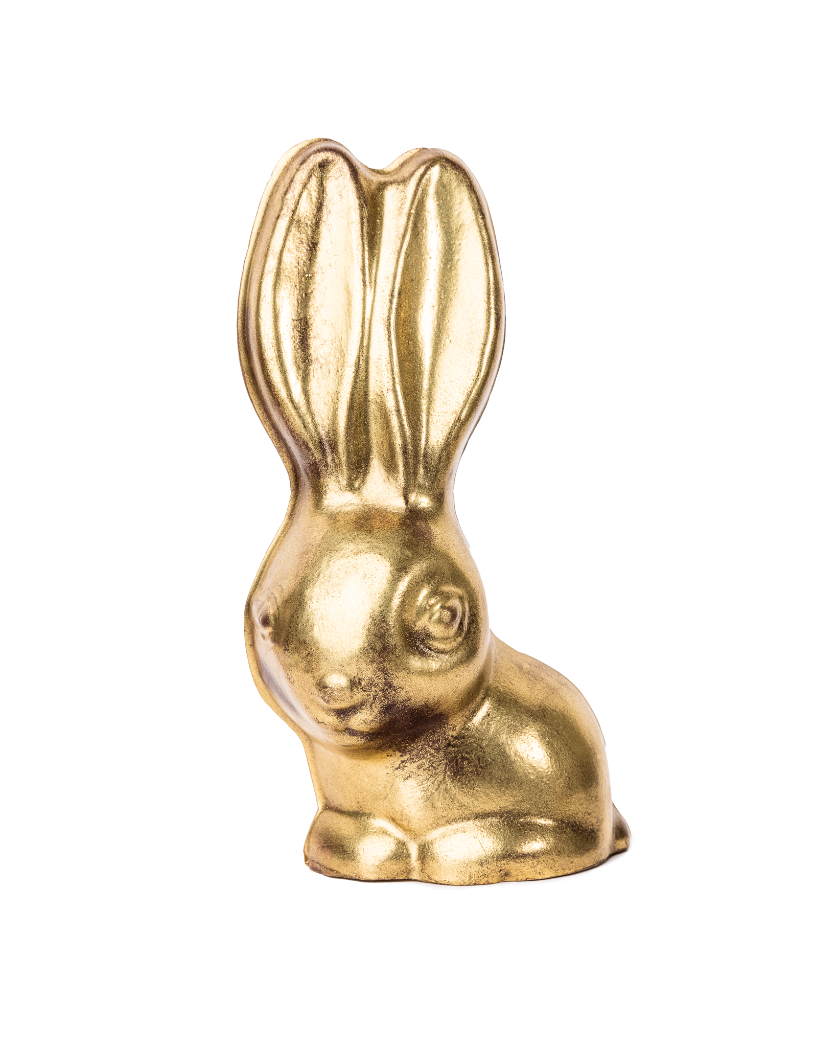Compartes luxury chocolate Easter bunny, gold big eared rabbit, chocolate gift
