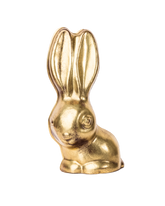 Compartes luxury chocolate Easter bunny, gold big eared rabbit, chocolate gift