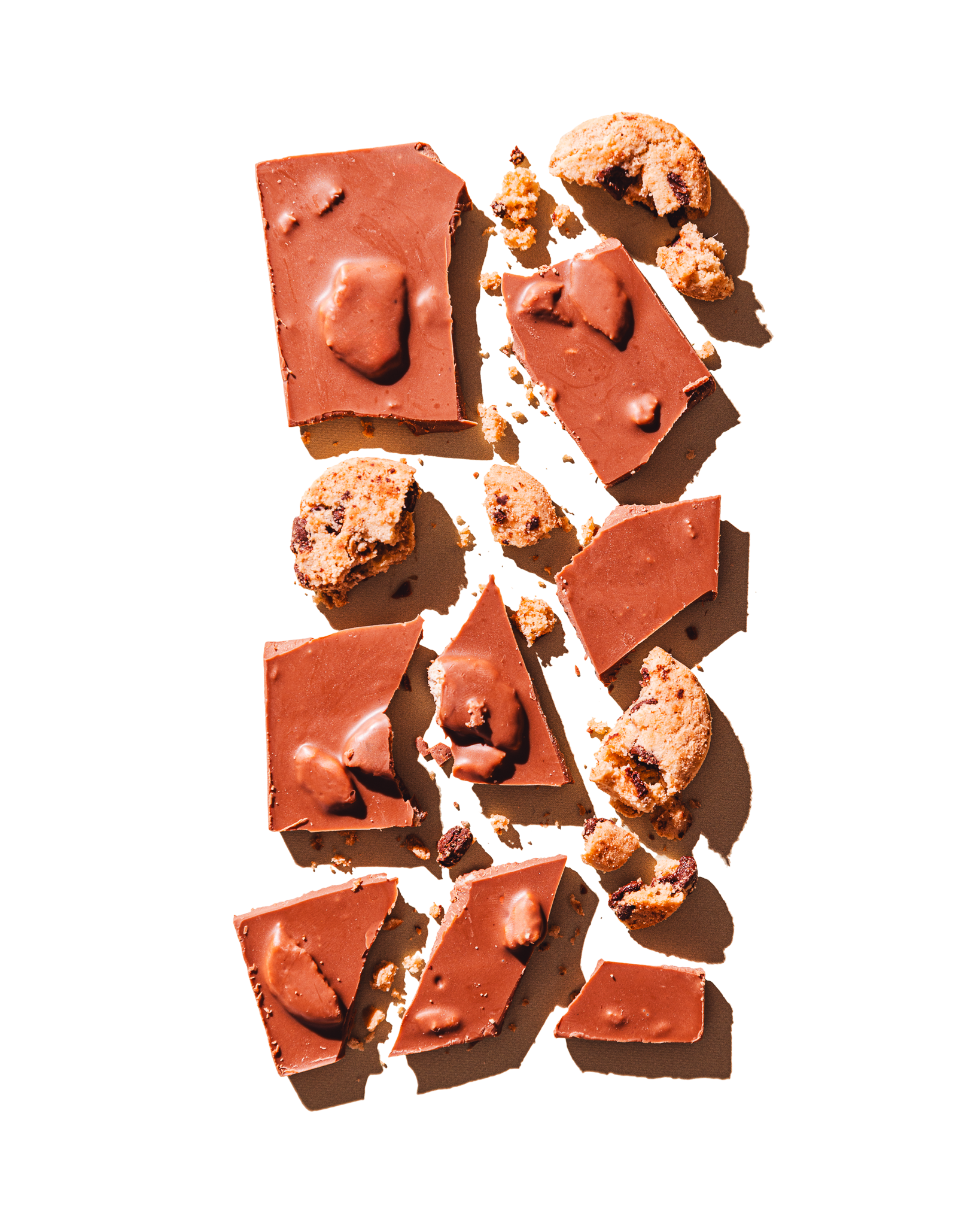 Compartes luxury chocolate chip cookies gift bar, milk chocolate with cookies