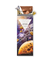 Compartes luxury chocolate chip cookies bar, milk chocolate in a cookie moon galaxy wrapper, chocolate gift