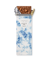 Compartes gourmet marshmallow crisp milk chocolate bar, blue and white wrapper art, chocolate gift, crisped rice