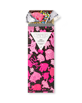 Compartes best pink elephants chocolate gift bar, deep pink elephant wrapper, dark chocolate with frosting