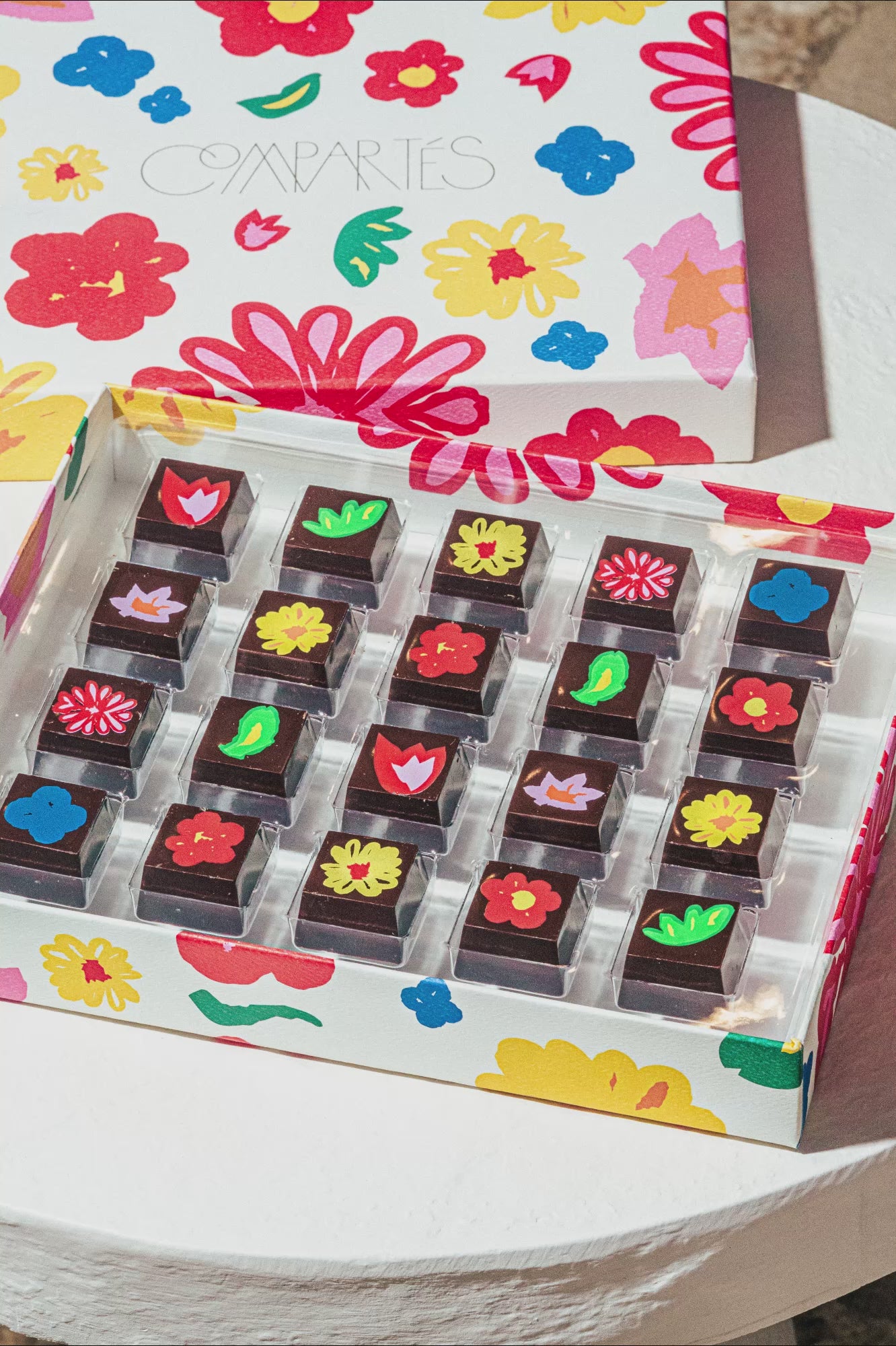 Floral Truffles Gift Box - Chocolate Flowers