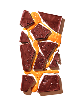 Compartes best salted caramel chocolate bar, dark chocolate with molten caramel, chocolate gift