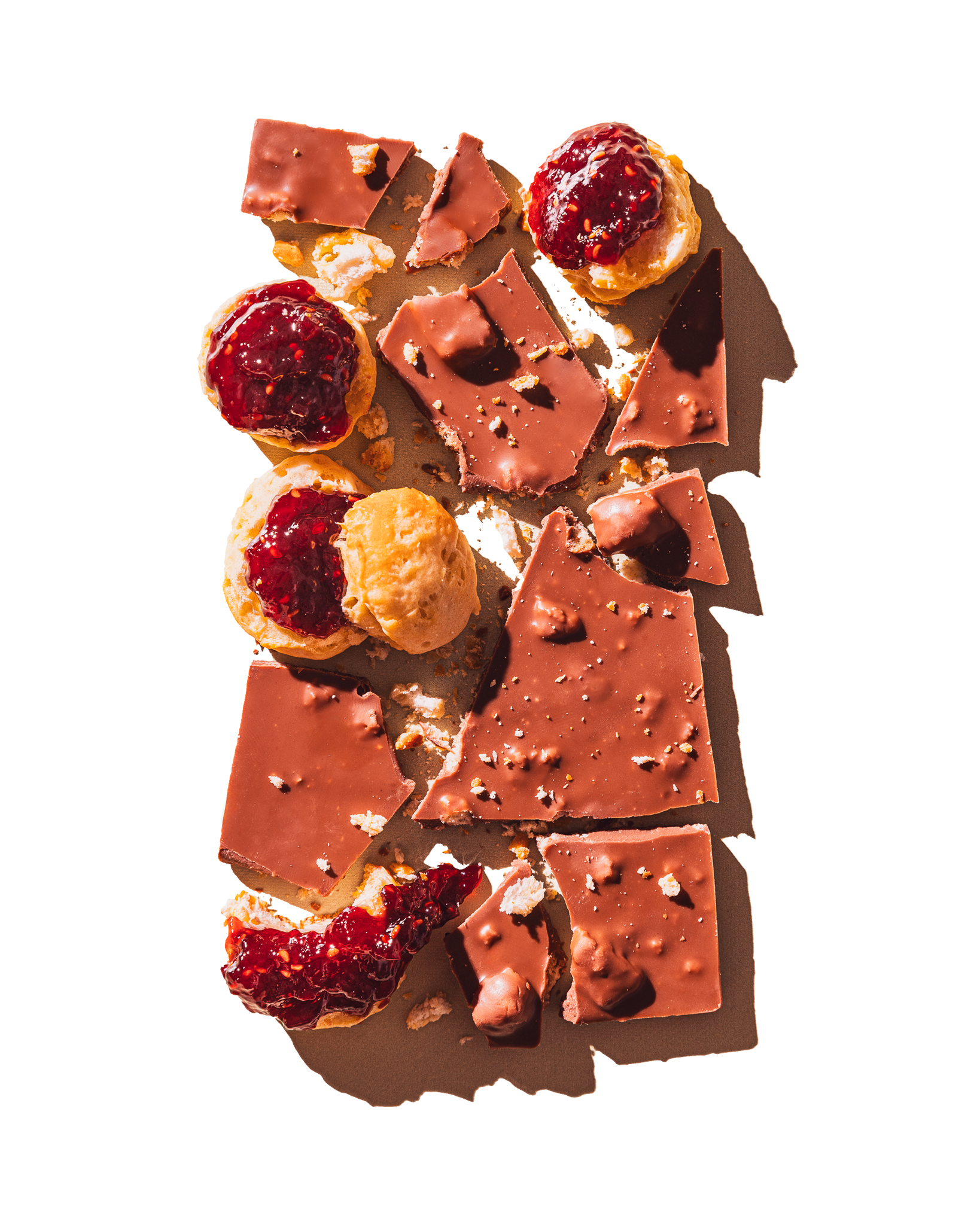 Compartes best scones and jam chocolate bar gift, milk chocolate with scones and red jam