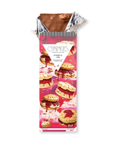 Compartes best scones and jam chocolate bar, milk chocolate in a pink scone and jam wrapper, chocolate gift