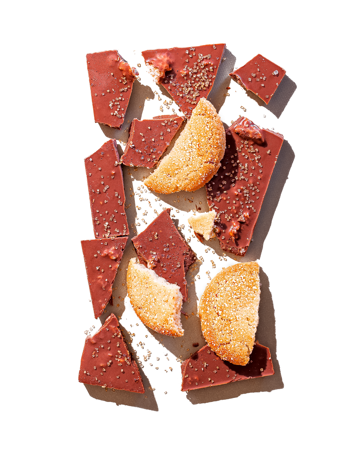 Compartes luxury sugar cookie chocolate gift bar, milk chocolate with sugar cookies and sanding sugar