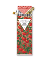 Compartes best tomato chocolate bar gift, red tinted white chocolate in a tomato vine wrapper